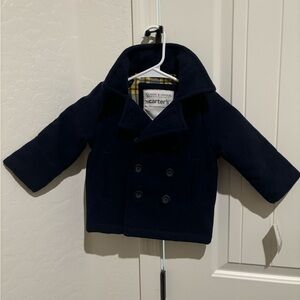 Navy pea coat